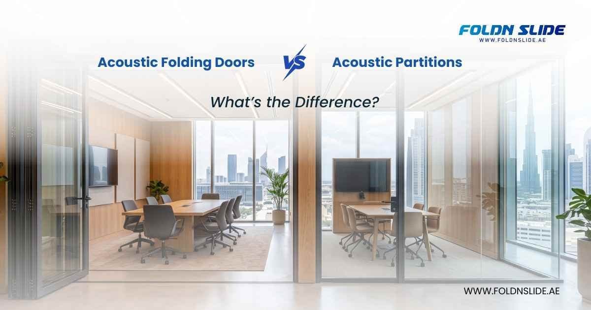Acoustic Folding Doors vs Acoustic Partitions: What’s the Difference?