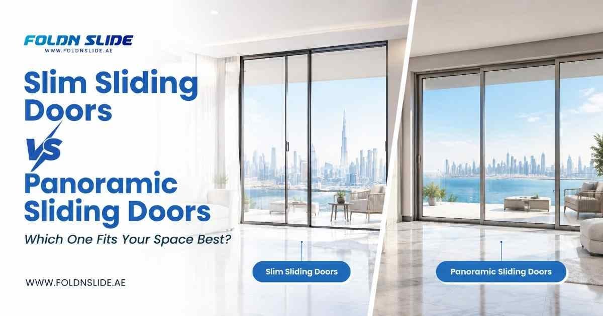 Slim Sliding Doors vs Panoramic Sliding Doors: What’s the Difference?
