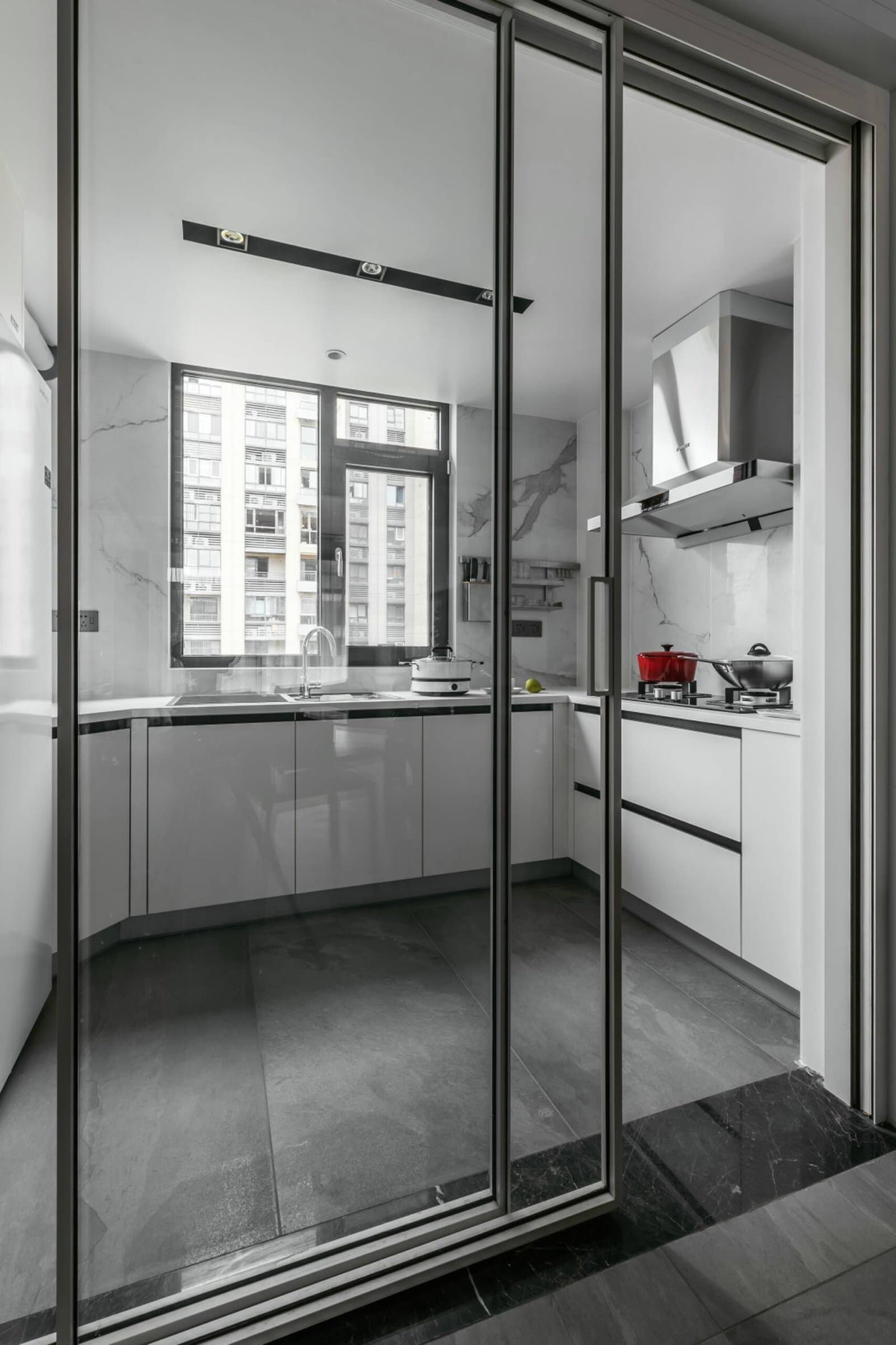 Interior Sliding Glass Door Application