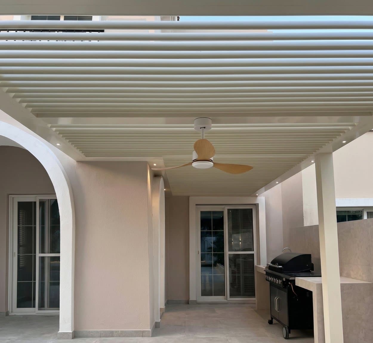 Terrace Glass Enclosure Installation