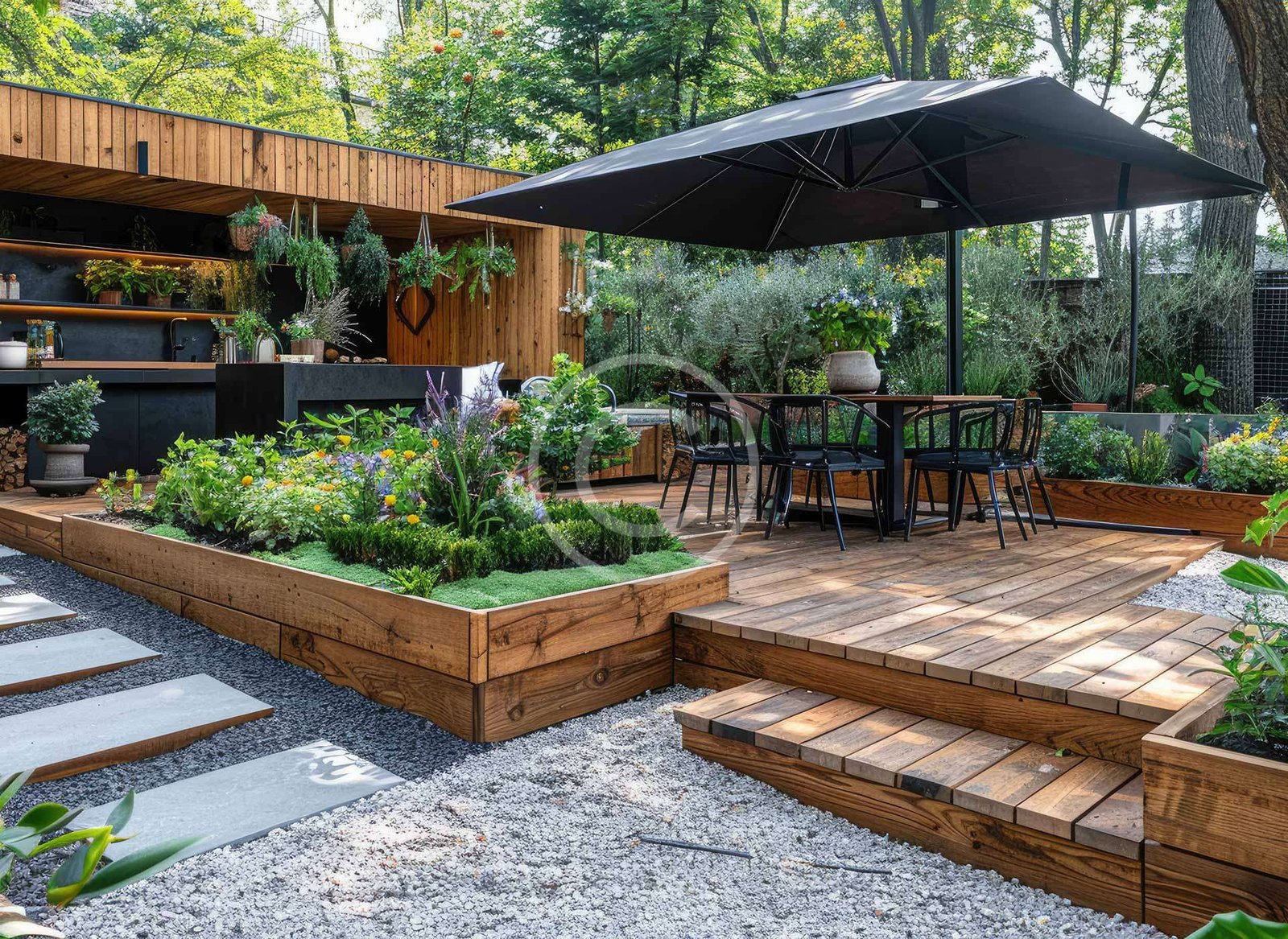 Outdoor seating