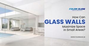 How can Glass walls maxamize space in small area