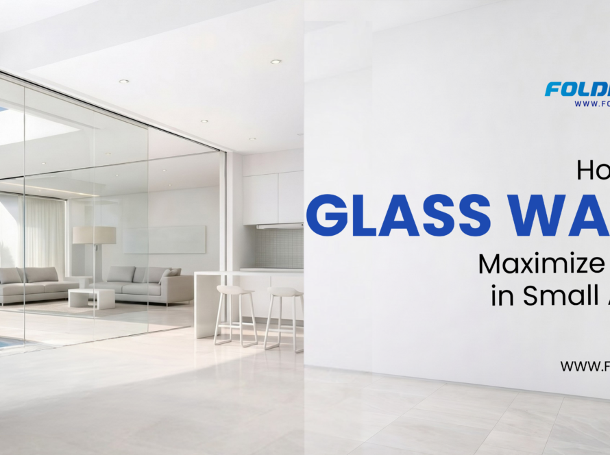 How can Glass walls maxamize space in small area